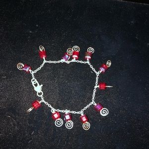 Stirling Silver Swarovski Crystal HandmadeBracelet